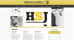 Desktop Screenshot of merkantilaklubben.org